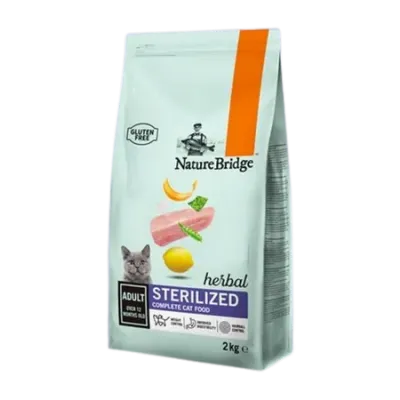 NatureBridge Herbal pour chat stérilisé -2kg