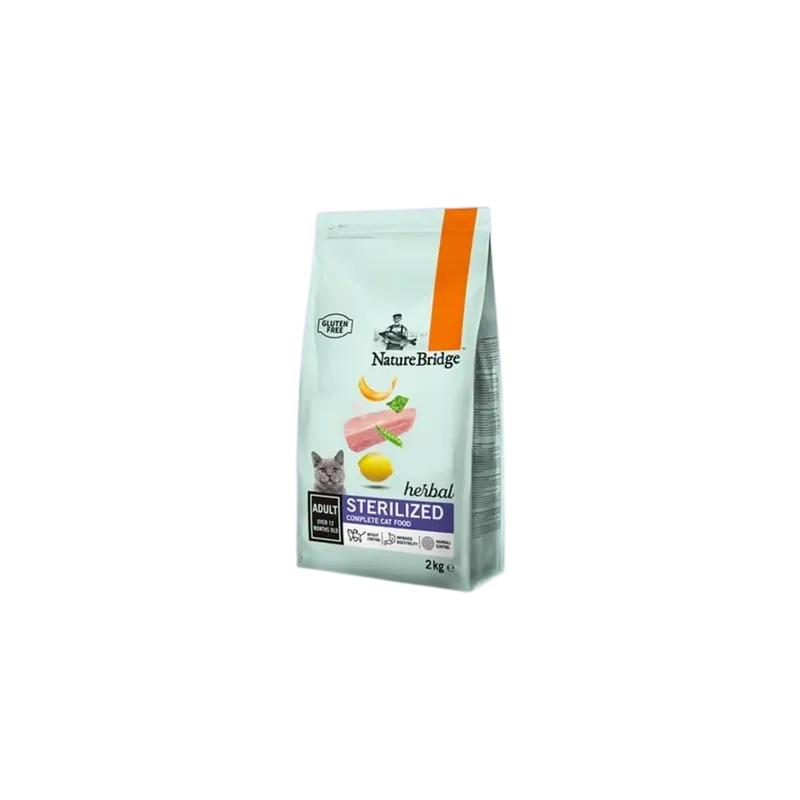 NatureBridge Herbal pour chat stérilisé -2kg