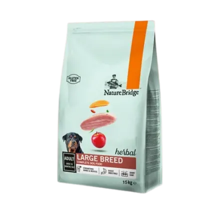 NatureBridge Herbal pour chien adulte de grande race 15KG