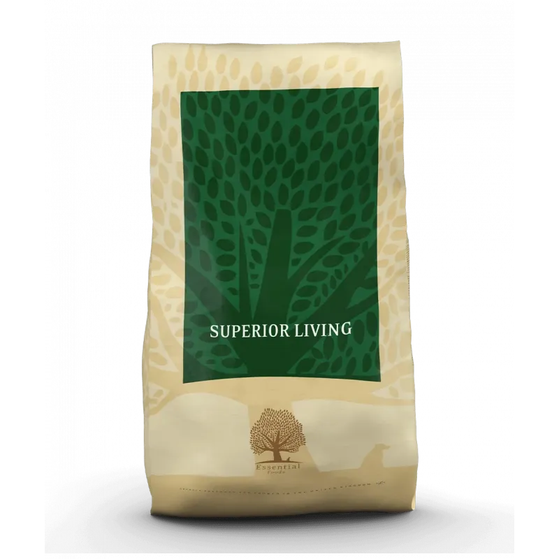 Croquettes chien SUPERIOR LIVING 10KG ESSENTIAL FOODS