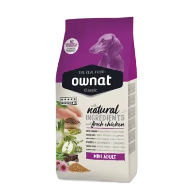 OWNAT CLASSIC MINI ADULT 4 kg - croquettes pour chiens adultes de petites races