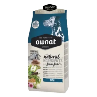 OWNAT CLASSIC FISH 20 kg - Croquettes pour chiens stérilisés