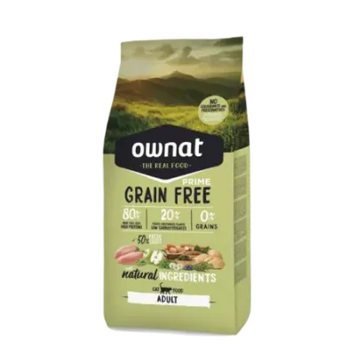 OWNAT GF PRIME ADULT CHICKEN&TURKEY - Pour chats adultes