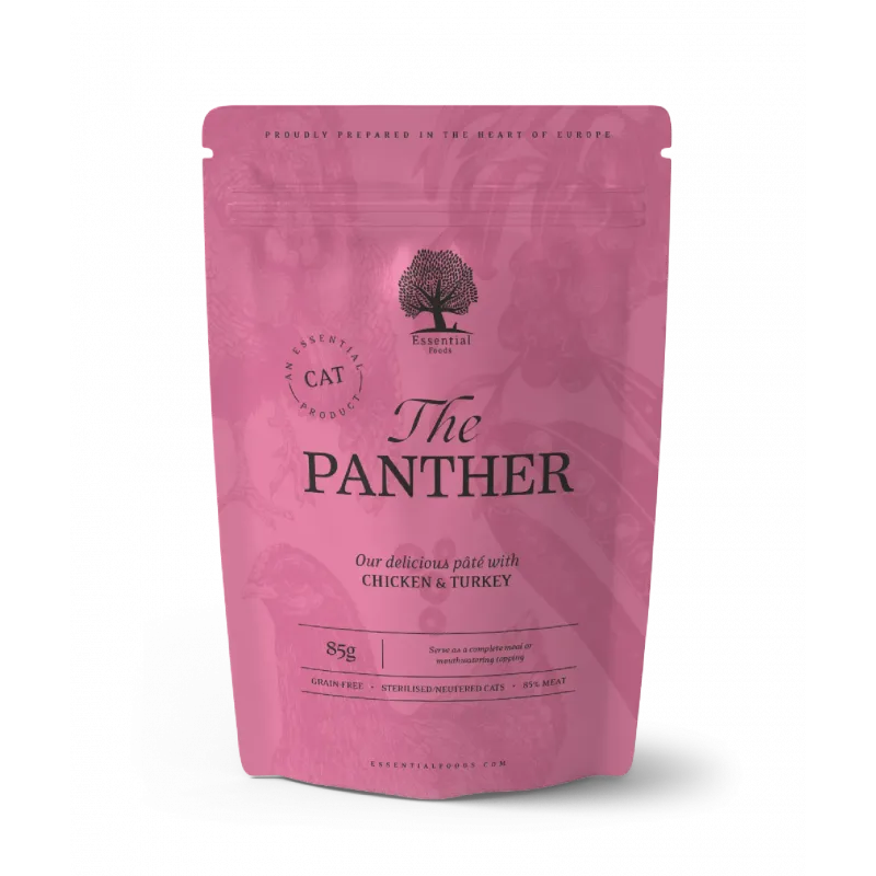 Pâtée ESSENTIAL PANTHER pour chat stérilisés 85g