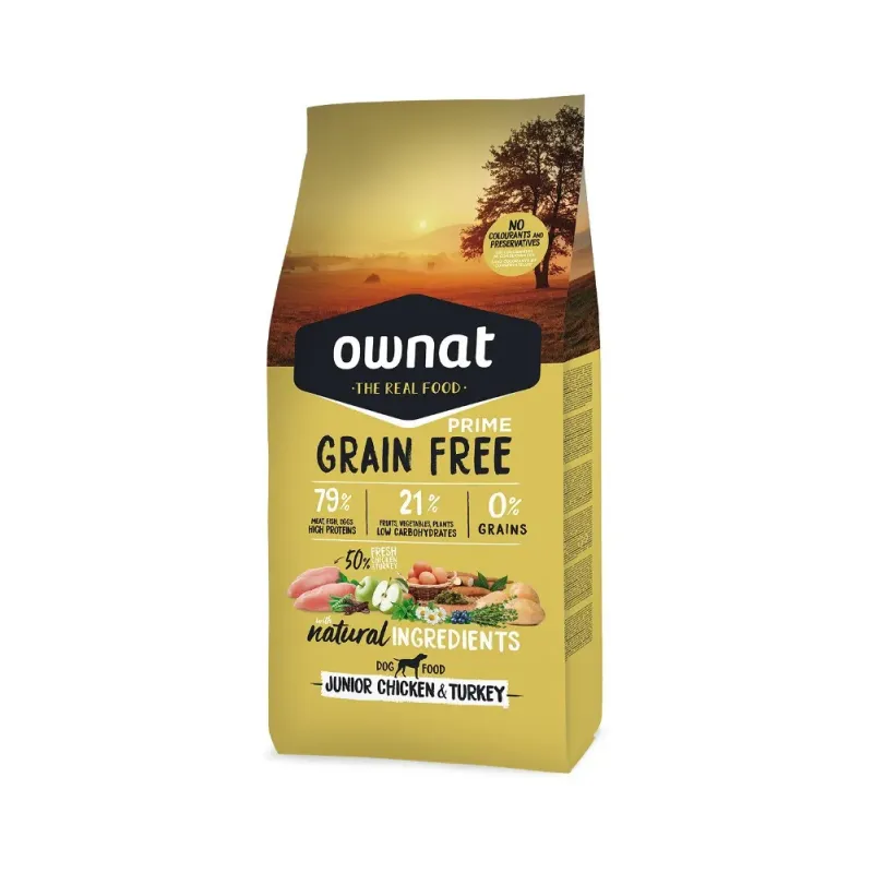 OWNAT GF PRIME JUNIOR CHICKEN TURKEY pour Chien