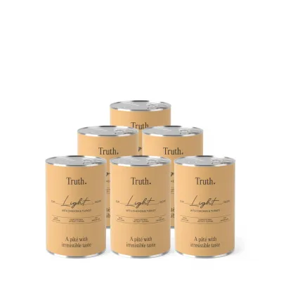 PÂTÉES TRUTH LIGHT 400g - pour chiens adultes en excès de poids