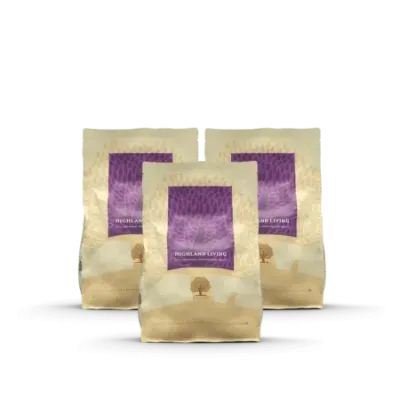 Lot de 3 x 2.5kg HIGHLAND LIVING PETIT CHIEN