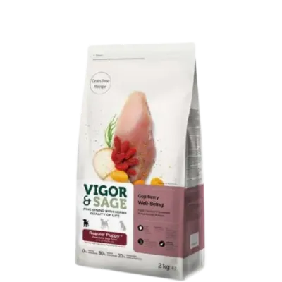 Vigor & Sage GOJI BERRY WELL-BEING - Nourriture régulière pour Chiots