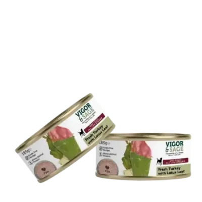 PÂTEE pour chien Lotus Leaf & Fresh Turkey - 185g