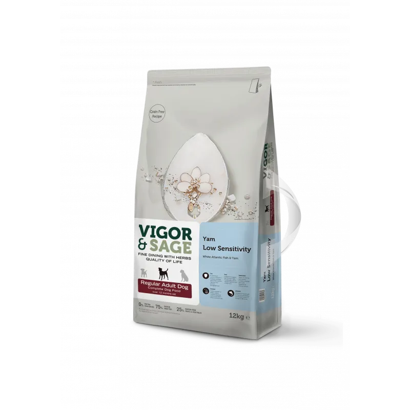 White Fish&Yam Low Sensitivity - Nourriture pour chiens adultes