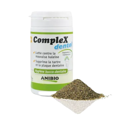 ANIBIO CompleX dental 60 Gr - Soin bucco-dentaire pour chat et chien